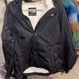 Black North Face Rain Jacket